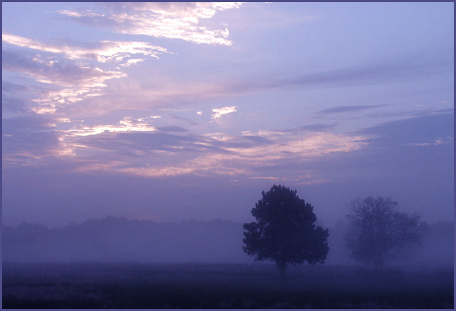 photo "Two in Blue" tags: landscape, clouds, sunset