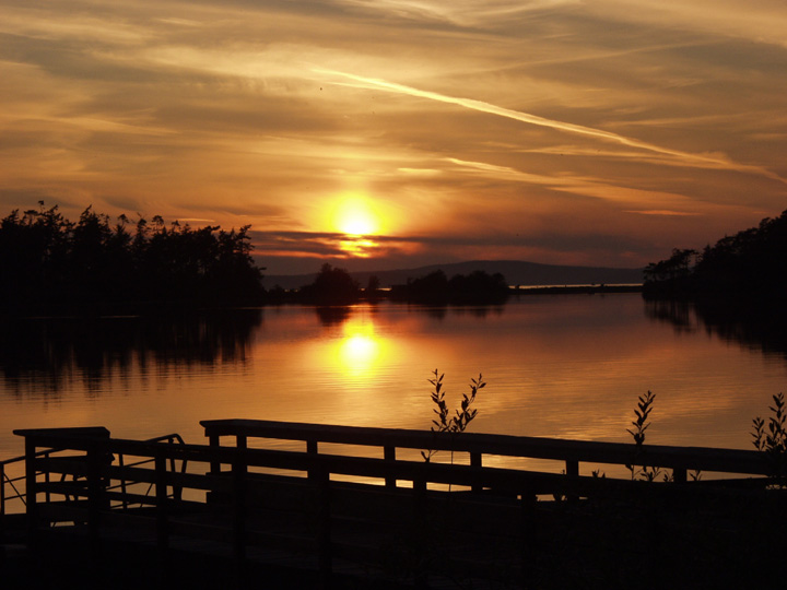 photo "Golden Slough" tags: landscape, sunset
