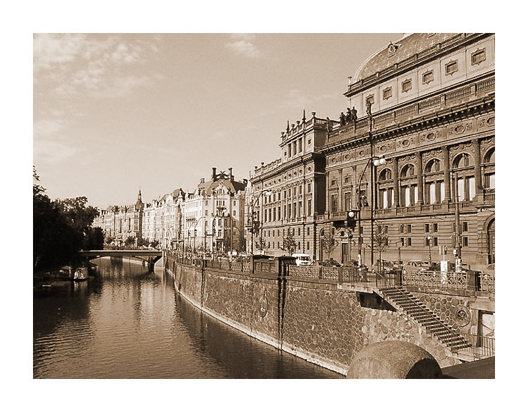photo "Prague. Vltava river." tags: architecture, travel, landscape, Europe