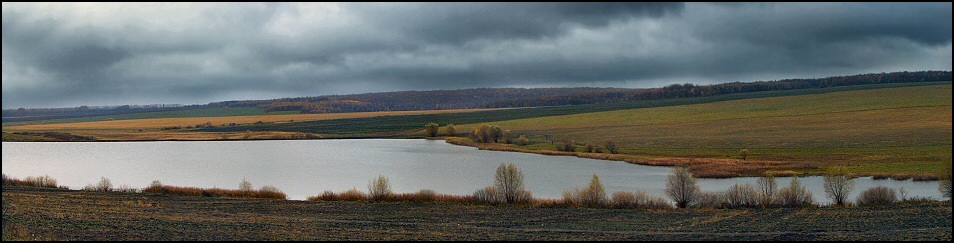 photo "Evening before the maiden snow." tags: landscape, autumn, clouds