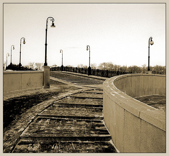 фото "Старый Мост" метки: архитектура, черно-белые, пейзаж, 