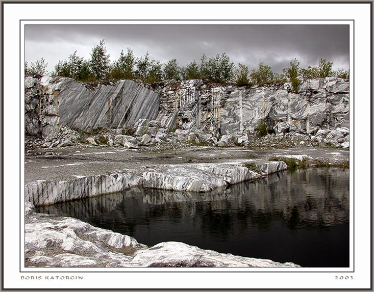 photo "Basin in marble" tags: landscape, mountains, water