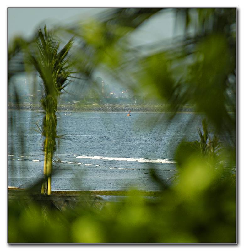 фото "Green beach and blue bay" метки: пейзаж, вода