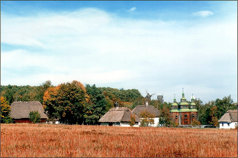 photo "Old Village - 1" tags: architecture, landscape, autumn