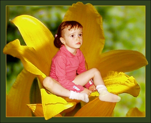 фото "Дюймовочка" метки: портрет, природа, дети, цветы