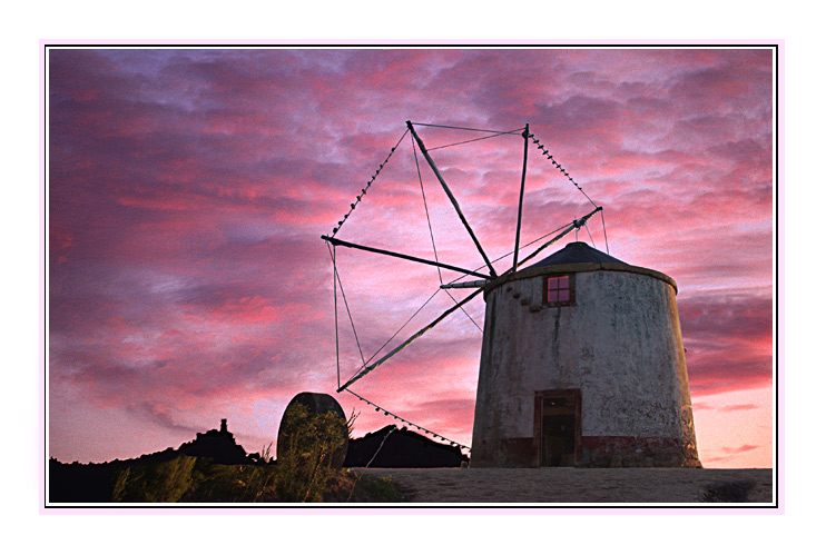 photo "Mill at sunset" tags: landscape, mountains, sunset