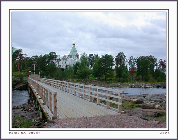 photo "Road to Nikolsky skit" tags: landscape, forest, water