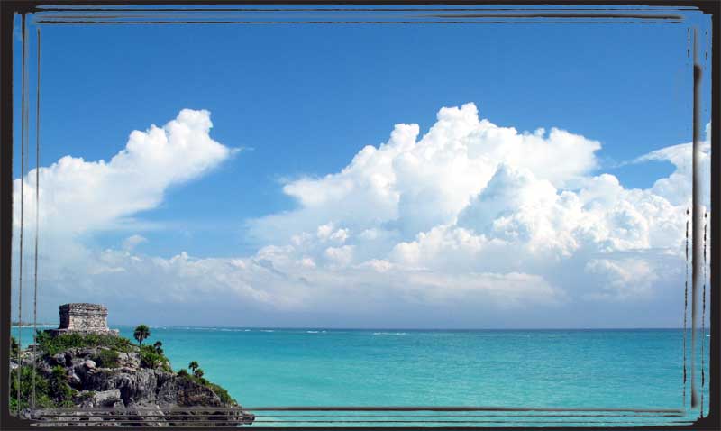 photo "Tulum - Ancient Mayan City" tags: architecture, landscape, 