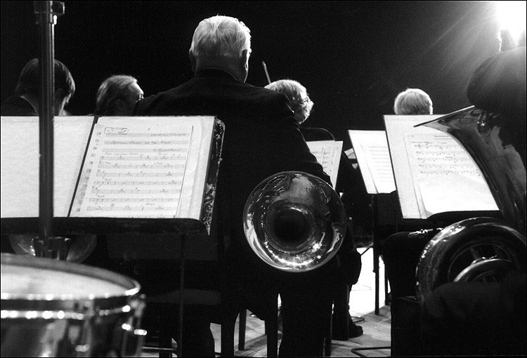 photo "Orchestra" tags: black&white, 