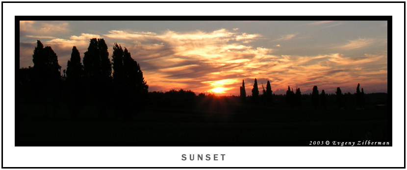 photo "Sunset" tags: landscape, clouds, sunset