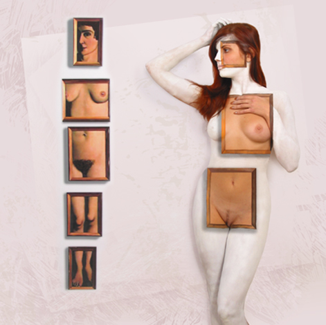 photo "Bodypainting. Bodyart. Woman. (Rene Magritte)" tags: nude, glamour, 