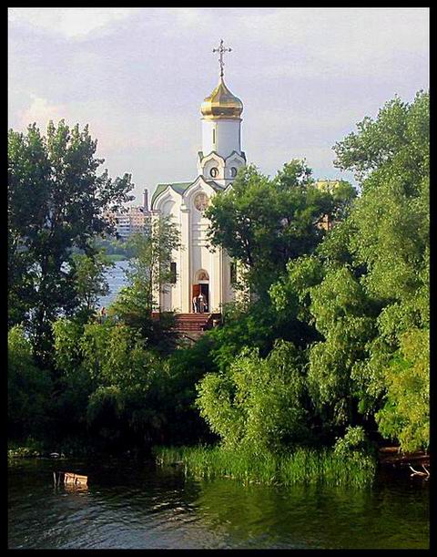 фото "Храм на Монастырском острове" метки: архитектура, пейзаж, 