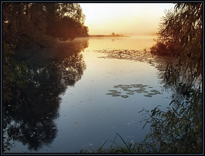 photo "The rise comes." tags: landscape, autumn, sunset