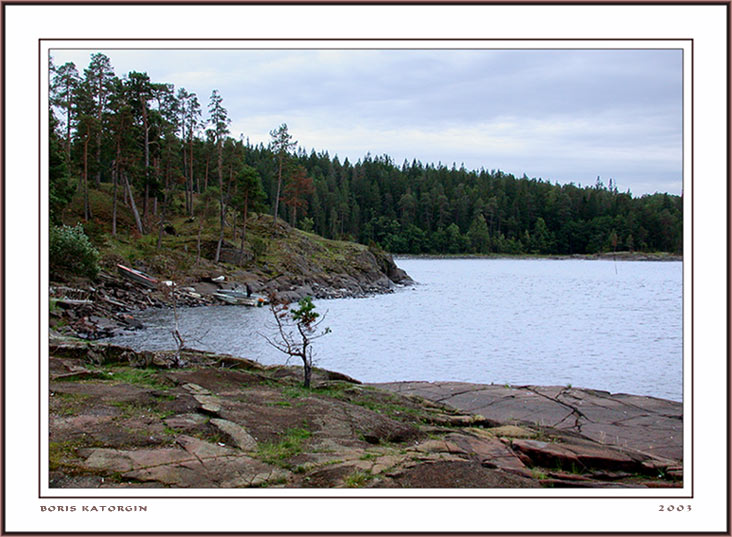 фото "Валаамский этюд-2" метки: пейзаж, вода, лес