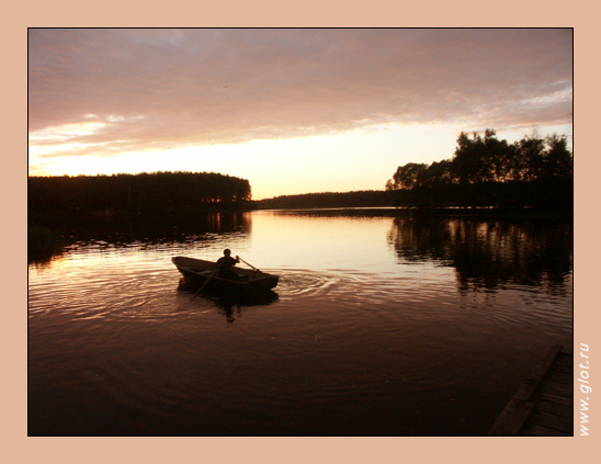 photo "Volga" tags: landscape, sunset, water