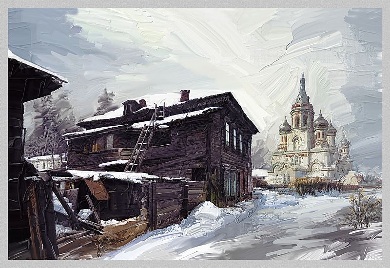 photo "Irkutsk. The Prince-Vladimirskiy. 2003." tags: montage, architecture, landscape, 