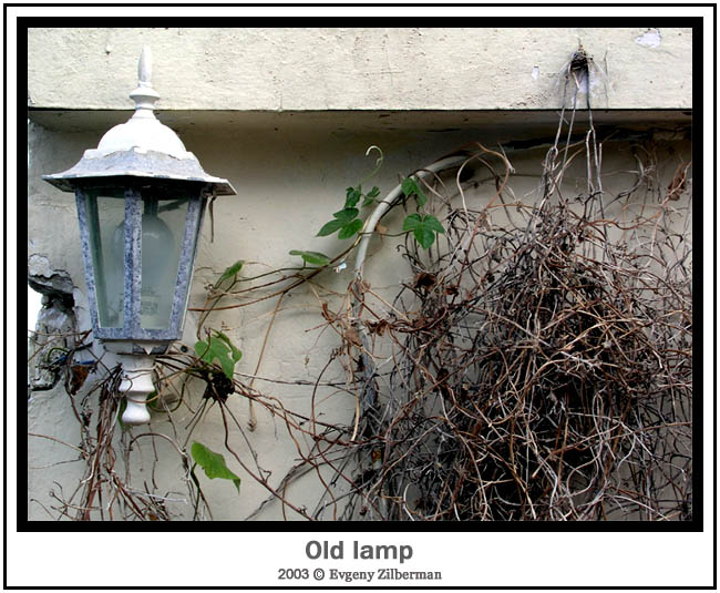 photo "Old lamp" tags: genre, misc., 