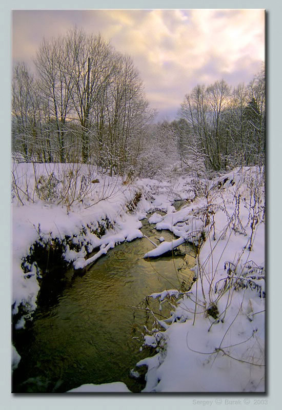 photo "Small river" tags: landscape, water, winter