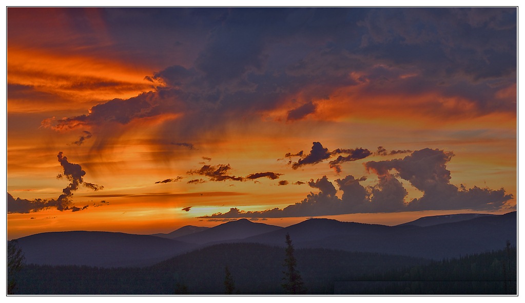 photo "Another sunset" tags: landscape, mountains, sunset