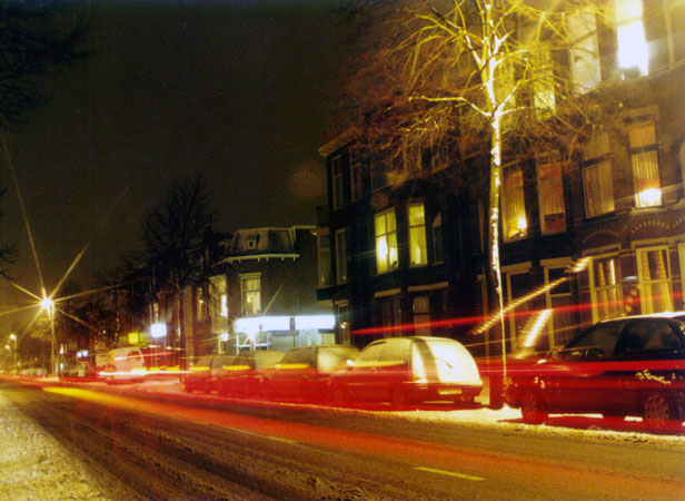 фото "Snowy night" метки: архитектура, пейзаж, ночь