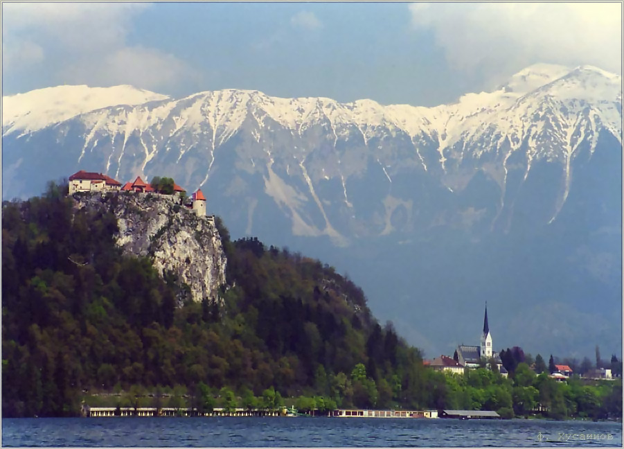 фото "Замок на озере Блэд" метки: путешествия, Европа