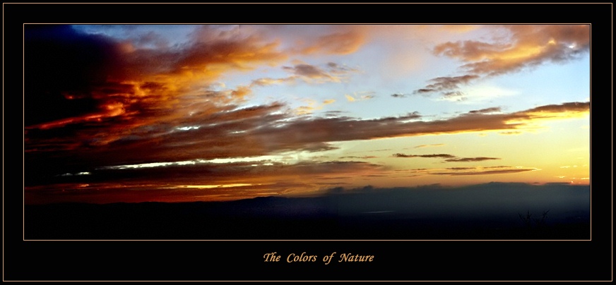 photo "The Colors of Nature" tags: landscape, clouds, sunset