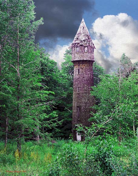 photo "The Wooden Tower" tags: architecture, travel, landscape, North America