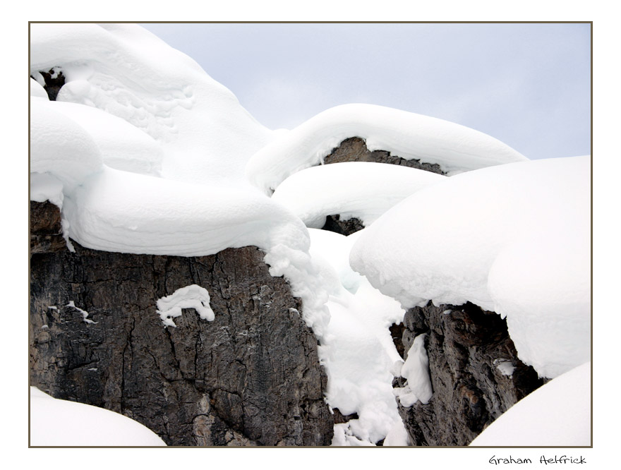 photo "Giant Snow Mushrooms" tags: landscape, winter
