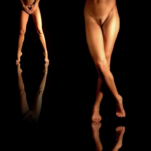 photo "double beauty mirror" tags: nude, 