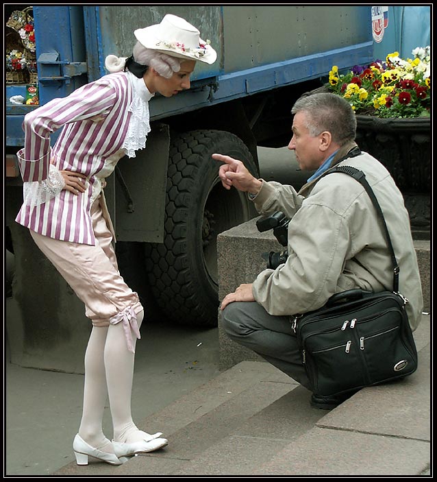 photo "An instructions to the model" tags: genre, 