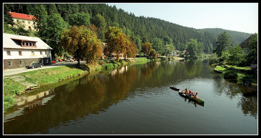 photo "Village idyl on the still water" tags: landscape, autumn, water