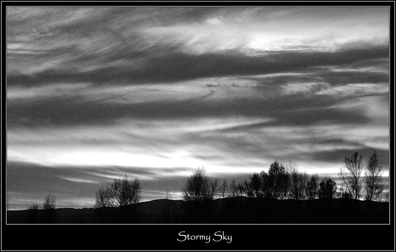 photo "Stormy Sky" tags: landscape, night, sunset