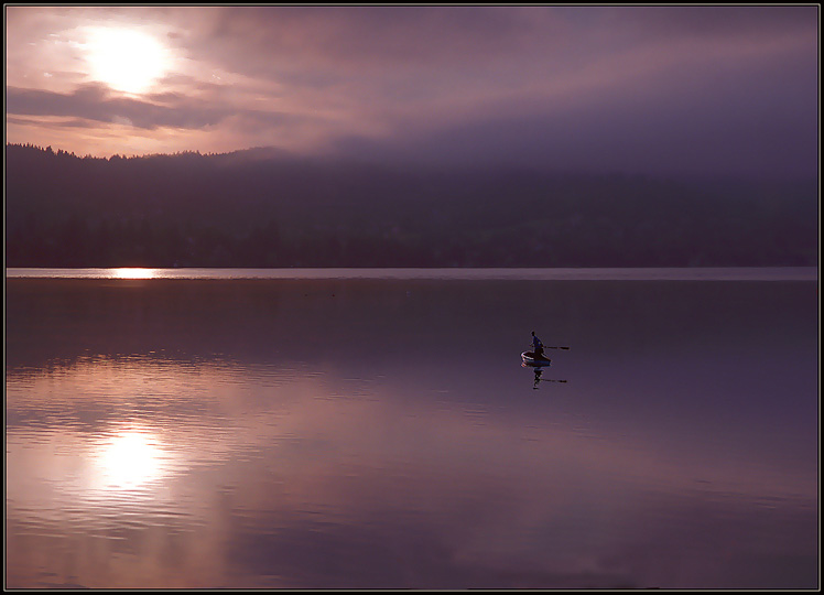 photo "Heding Sun" tags: landscape, sunset, water