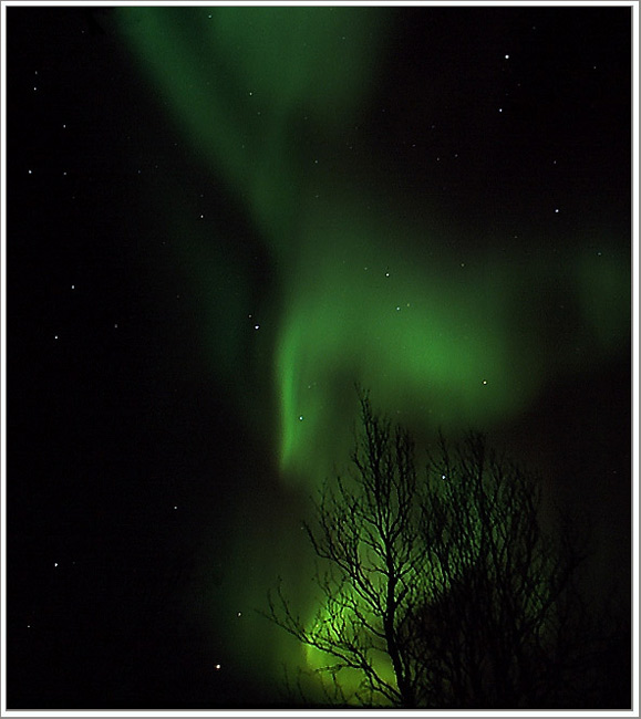 фото "Aurora Borealis 2" метки: пейзаж, ночь, осень