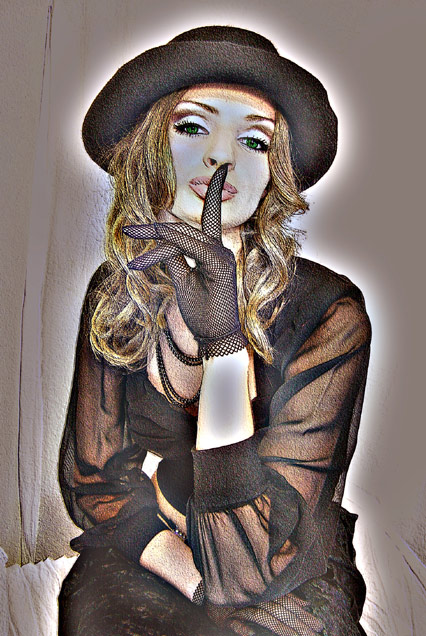 photo "it`s a secret!" tags: portrait, woman