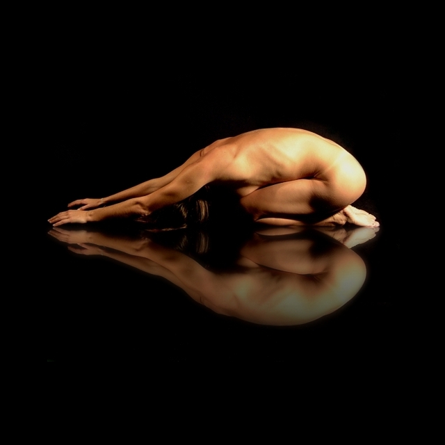 photo "beauty mirror heart" tags: nude, 