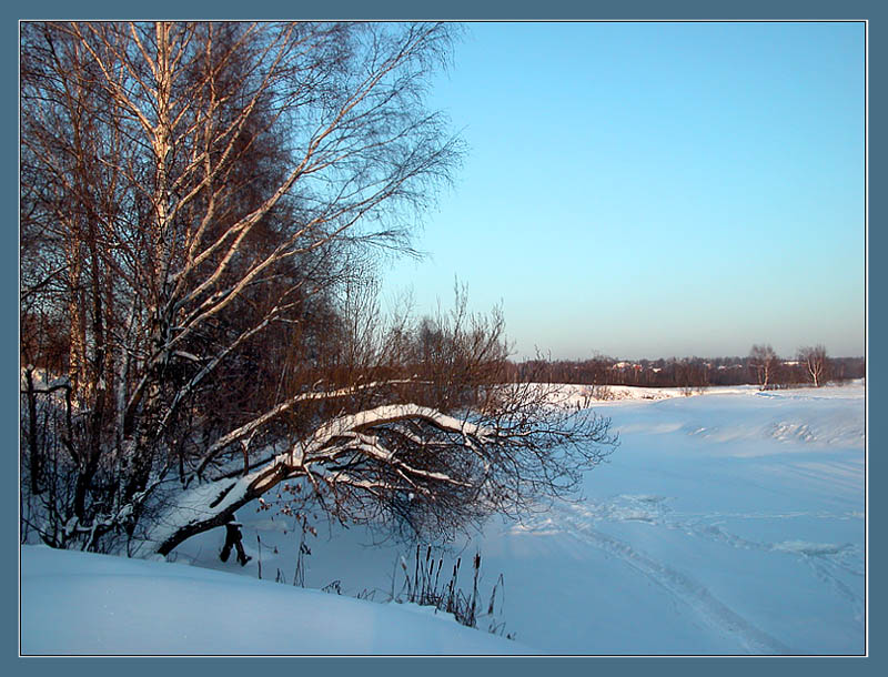 photo "On coast of the river" tags: landscape, winter