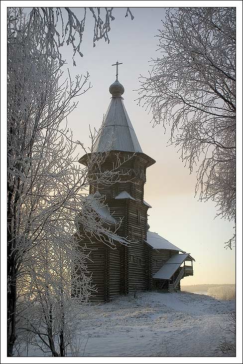 фото "УСПЕНСКАЯ ЦЕРКОВЬ" метки: пейзаж, путешествия, Европа, зима