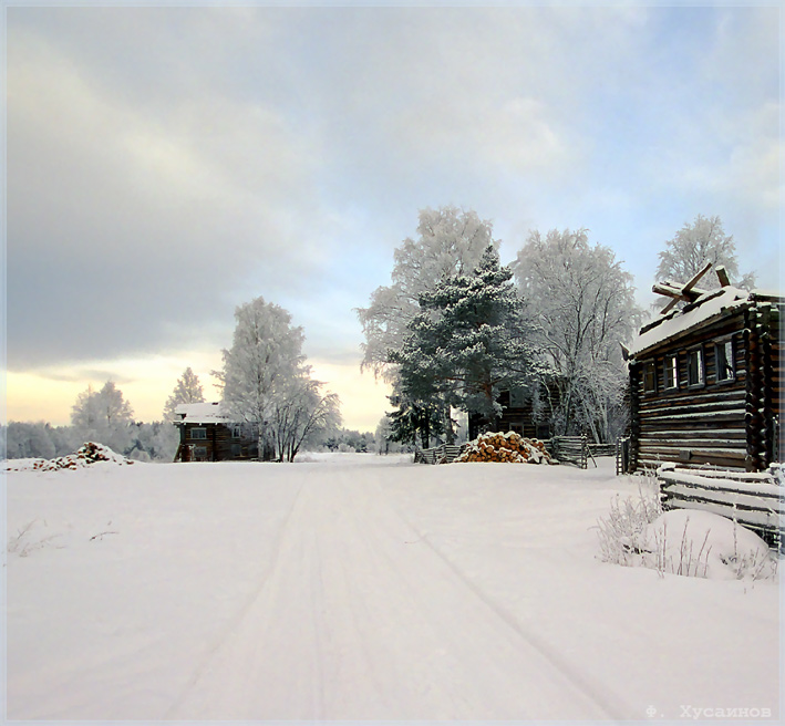photo "Winter landscape in remote places" tags: landscape, winter