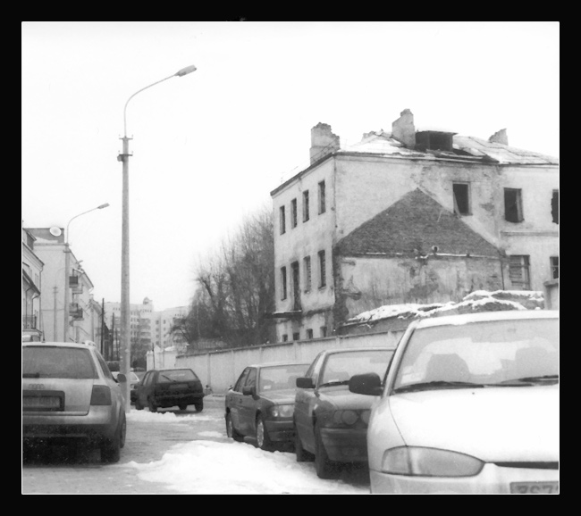 photo "Winter in city (Minsk)" tags: black&white, architecture, landscape, 