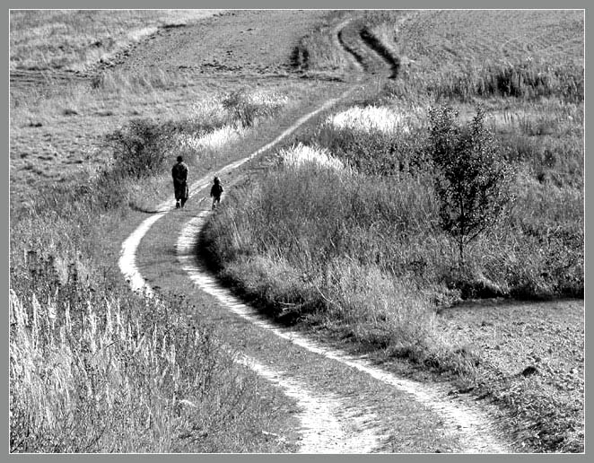 photo "time 2 go" tags: landscape, black&white, 