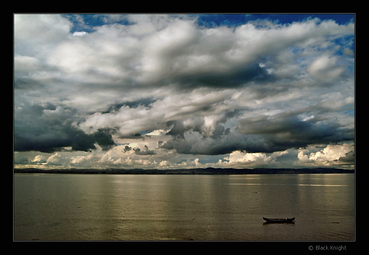 photo "Golden River" tags: landscape, clouds, water