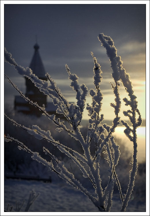 photo "USPENSKAJA CHURCH. HOARFROST" tags: landscape, travel, Europe, winter