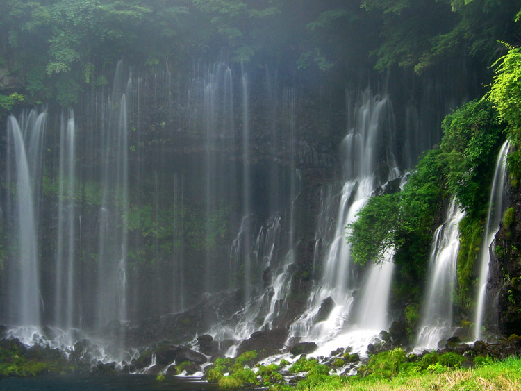 photo "Shiraito Falls V" tags: landscape, travel, Asia, water