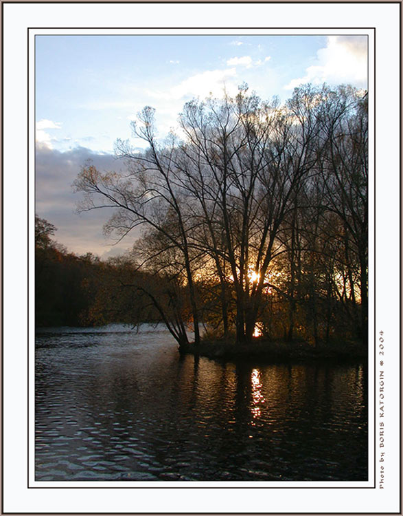 photo "Small island" tags: landscape, sunset, water