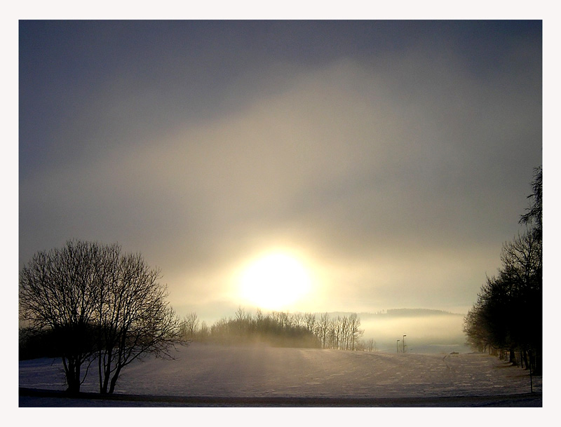фото "Foggy day" метки: пейзаж, зима