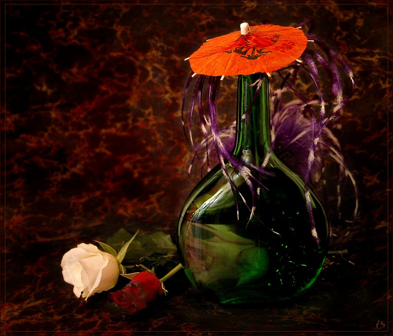 photo "The stilllife with a small umbrella." tags: still life, 