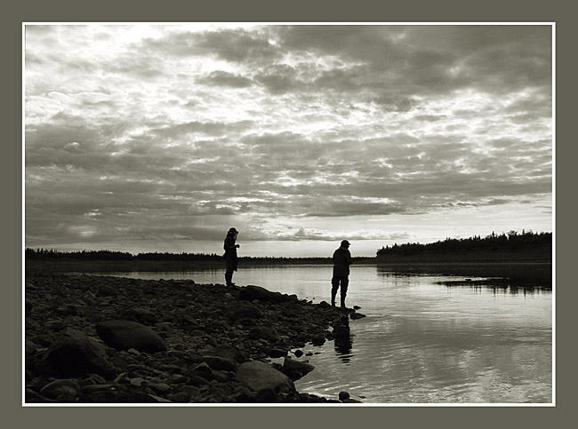 photo "evening fishing..." tags: landscape, night, water