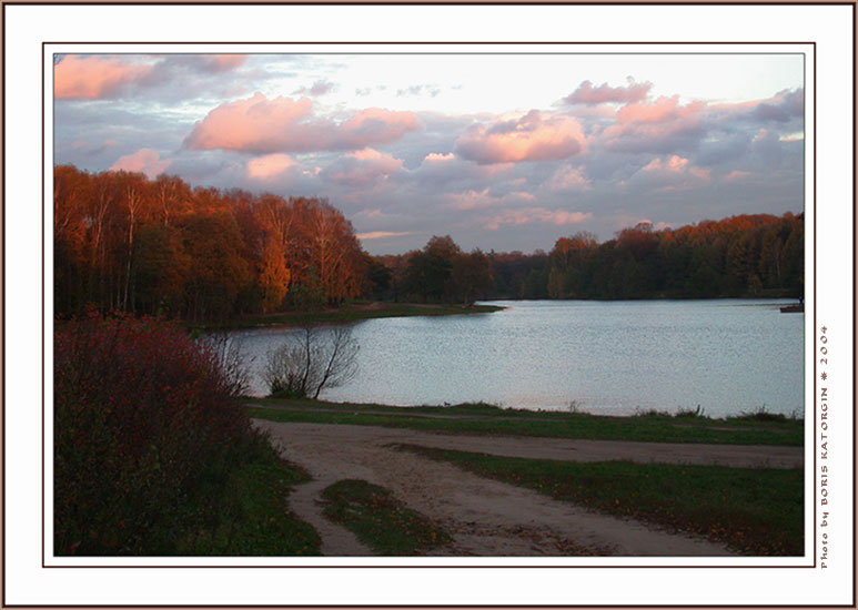 photo "The last ray of autumnal sunset" tags: landscape, clouds, sunset