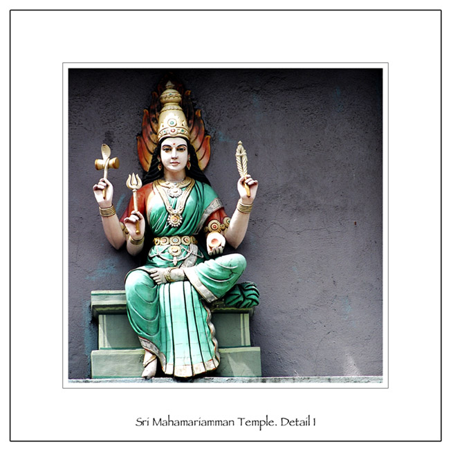 photo "Sri Mahamariamman Hindu Temple. Detail 1" tags: travel, Asia